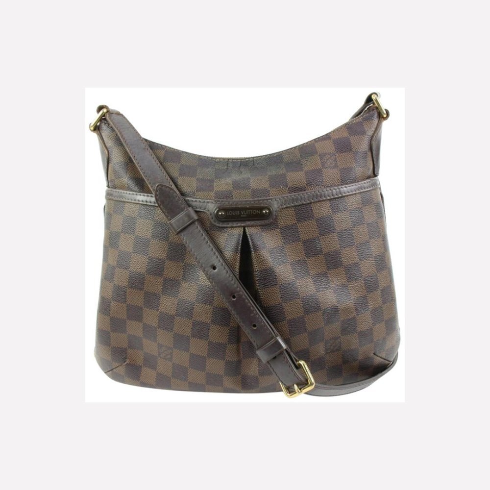 Louis Vuitton Damier Ebene Bloomsbury PM Crossbody Messenger 3L75a